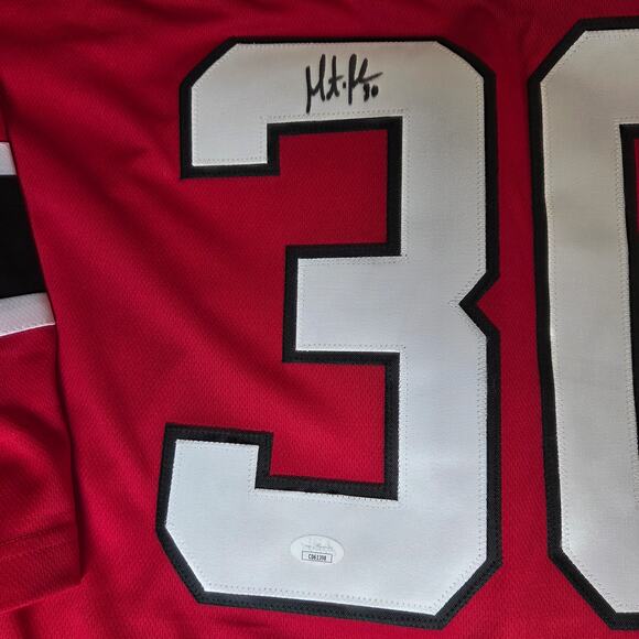 Martin Brodeur Signed Custom NJ Devils Jersey #30 XL JSA Certified Autograph - Picture 10 of 12